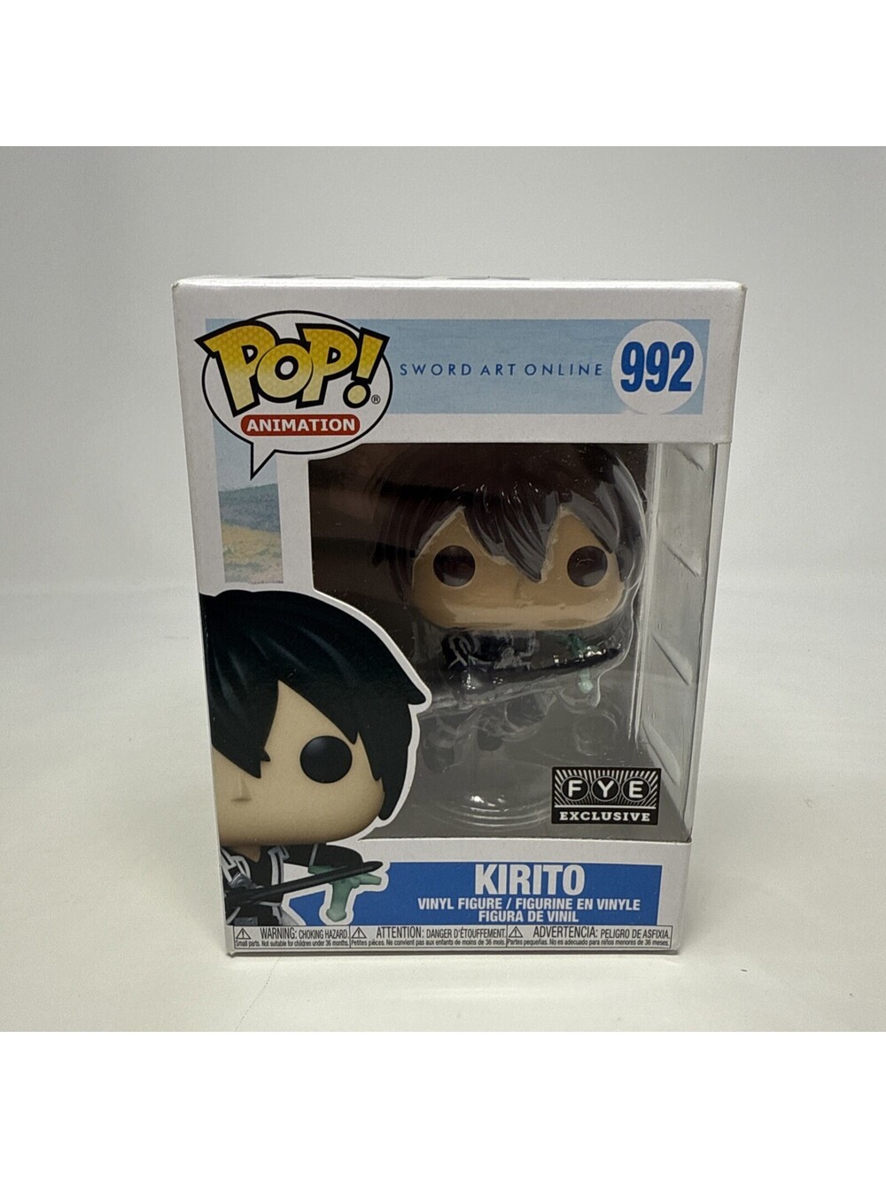 Pop Funko #992 Sword Art Online Kirito FYE Exclusive